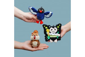 天成飯店集團 比比家族吊飾娃娃鑰匙圈