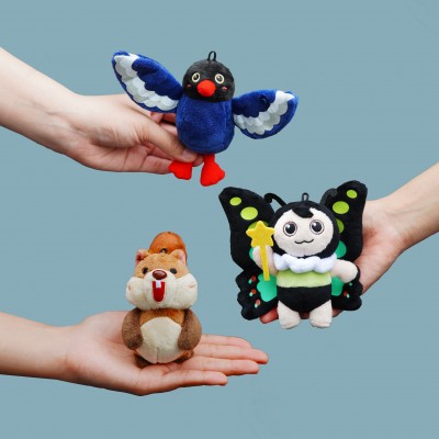 天成飯店集團 比比家族吊飾娃娃鑰匙圈