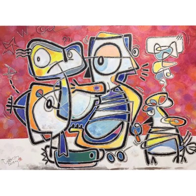 曾惠泉《愛插嘴的寵物雞》