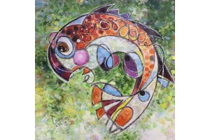 曾惠泉《跳躍的馬頭魚》 曾惠泉《跳躍的馬頭魚》