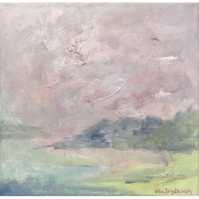 朱若茵《傍晚的粉色天空》